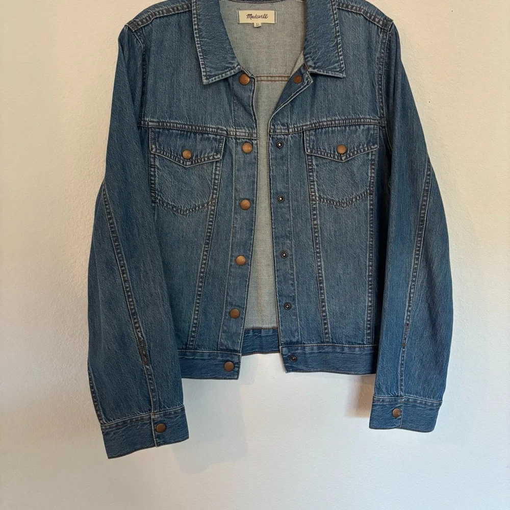 Madewell Denim Crop Shirt Jacket - Picture 5 of 9